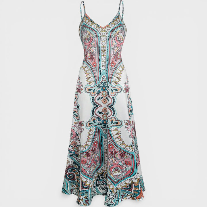 Ottilie | Boho Floral Sleeveless Dress
