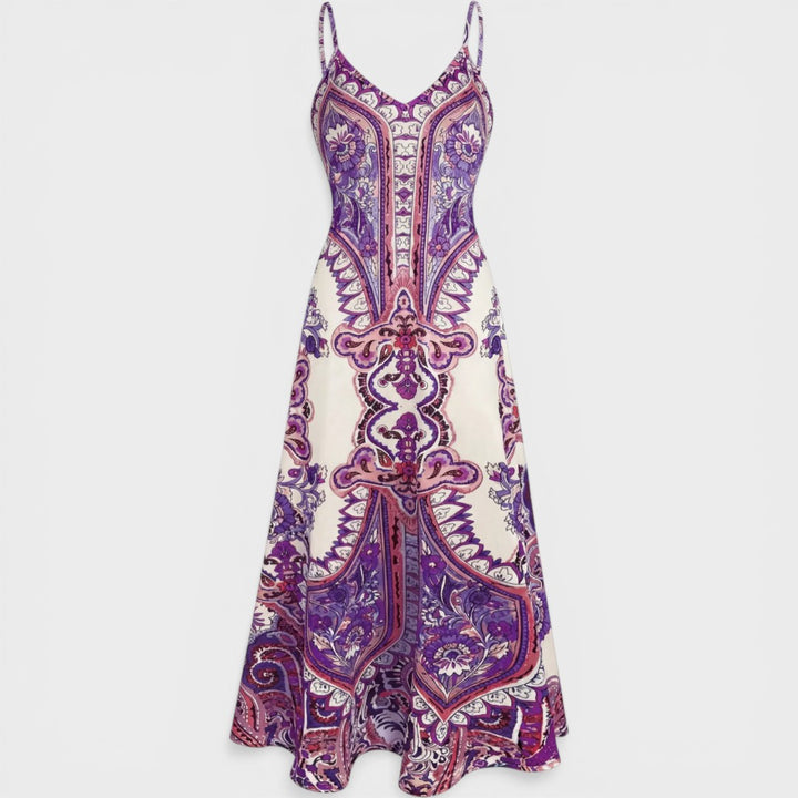 Ottilie | Boho Floral Sleeveless Dress