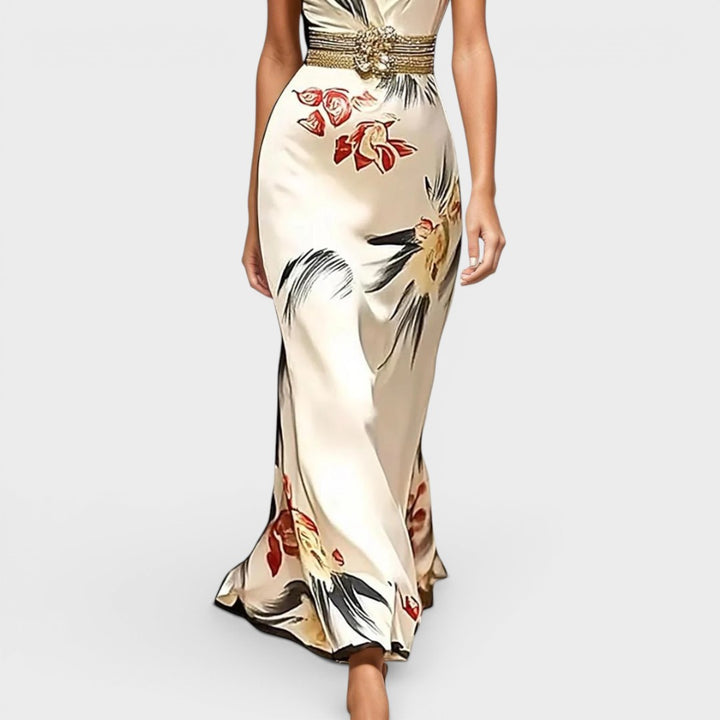 Pamela | Sleeveless Formal Maxi Dress