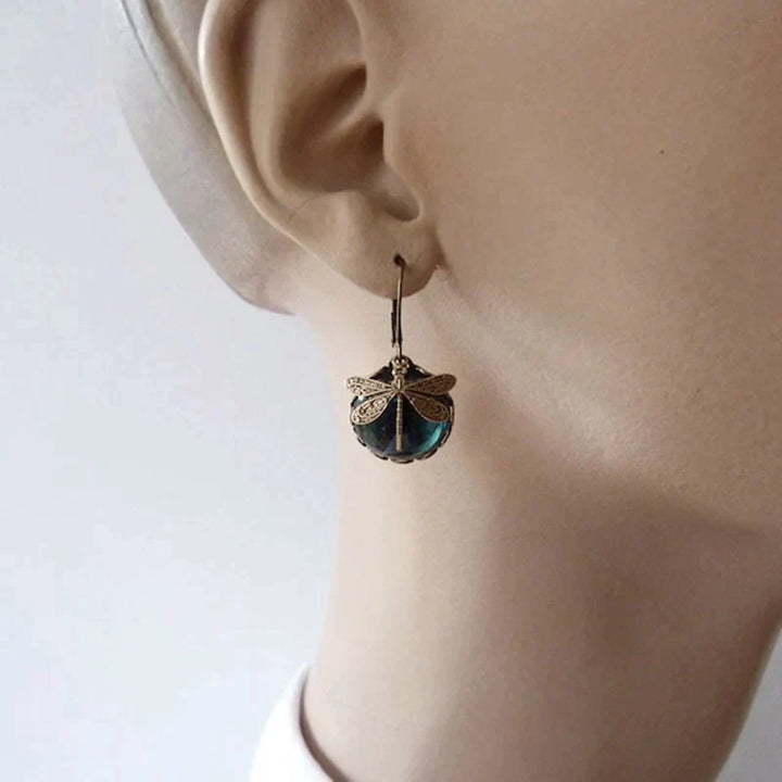 GOLDEN DRAGONFLY | WHISPER OF LOVE EARRINGS