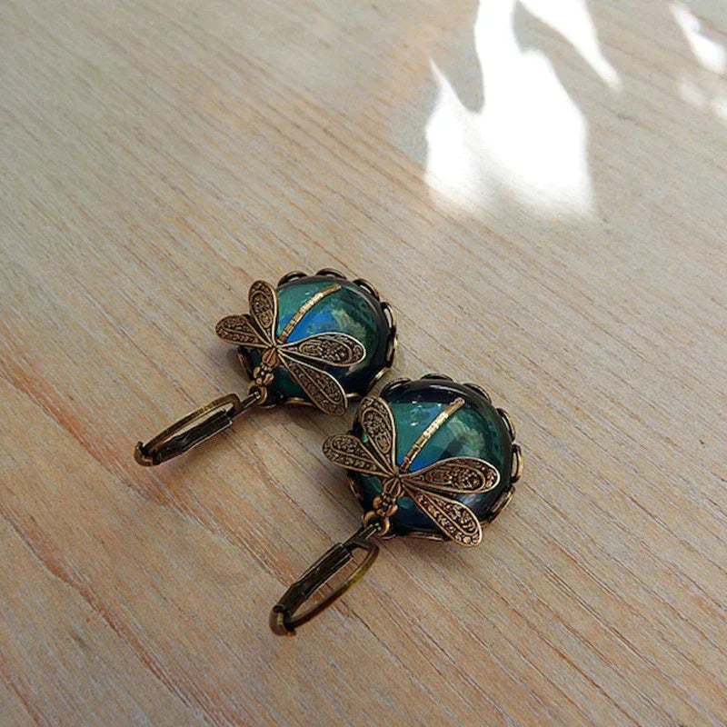 GOLDEN DRAGONFLY | WHISPER OF LOVE EARRINGS