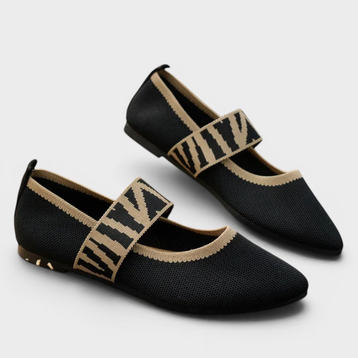 Monroe | Elegant Pointed Knit Flats