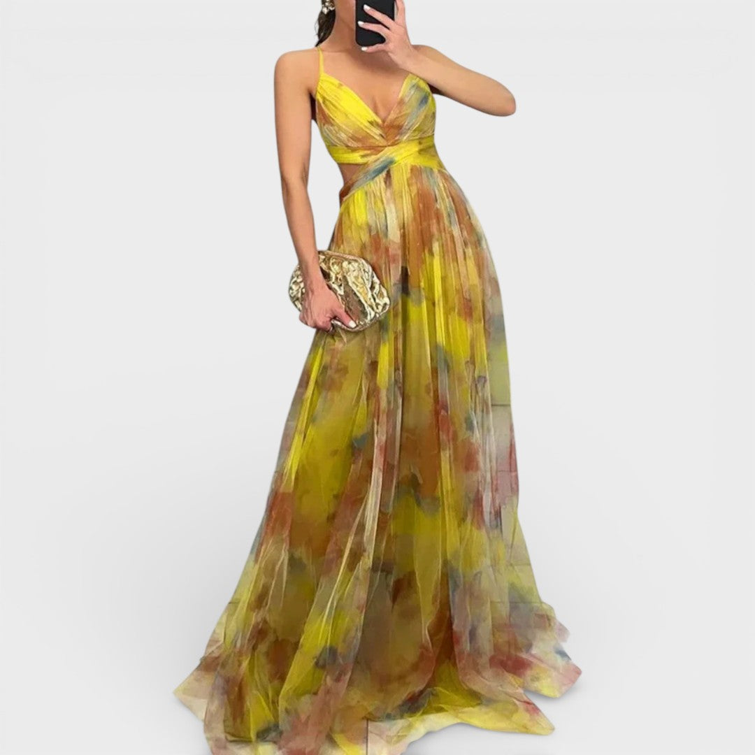 Giselle - Enchanting maxi dress with floral print