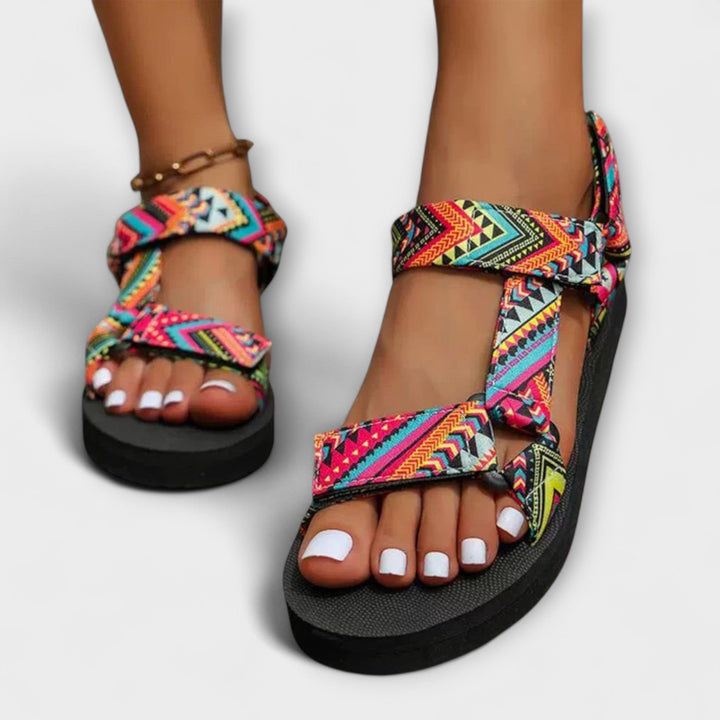 Summery Flat Women's Sandals Made from Hemp Rope
