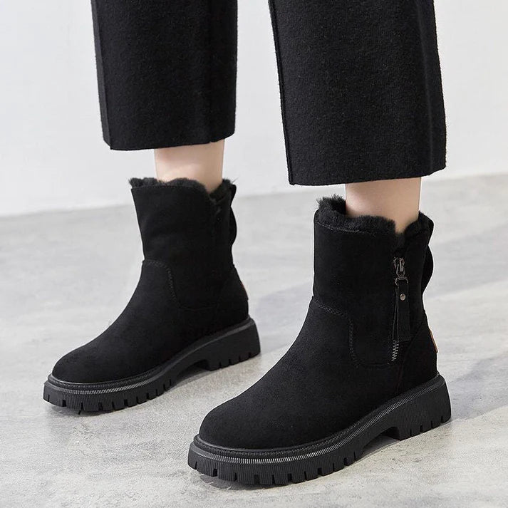 Wintera™ – Insulated Winter Boots with Side Zipper