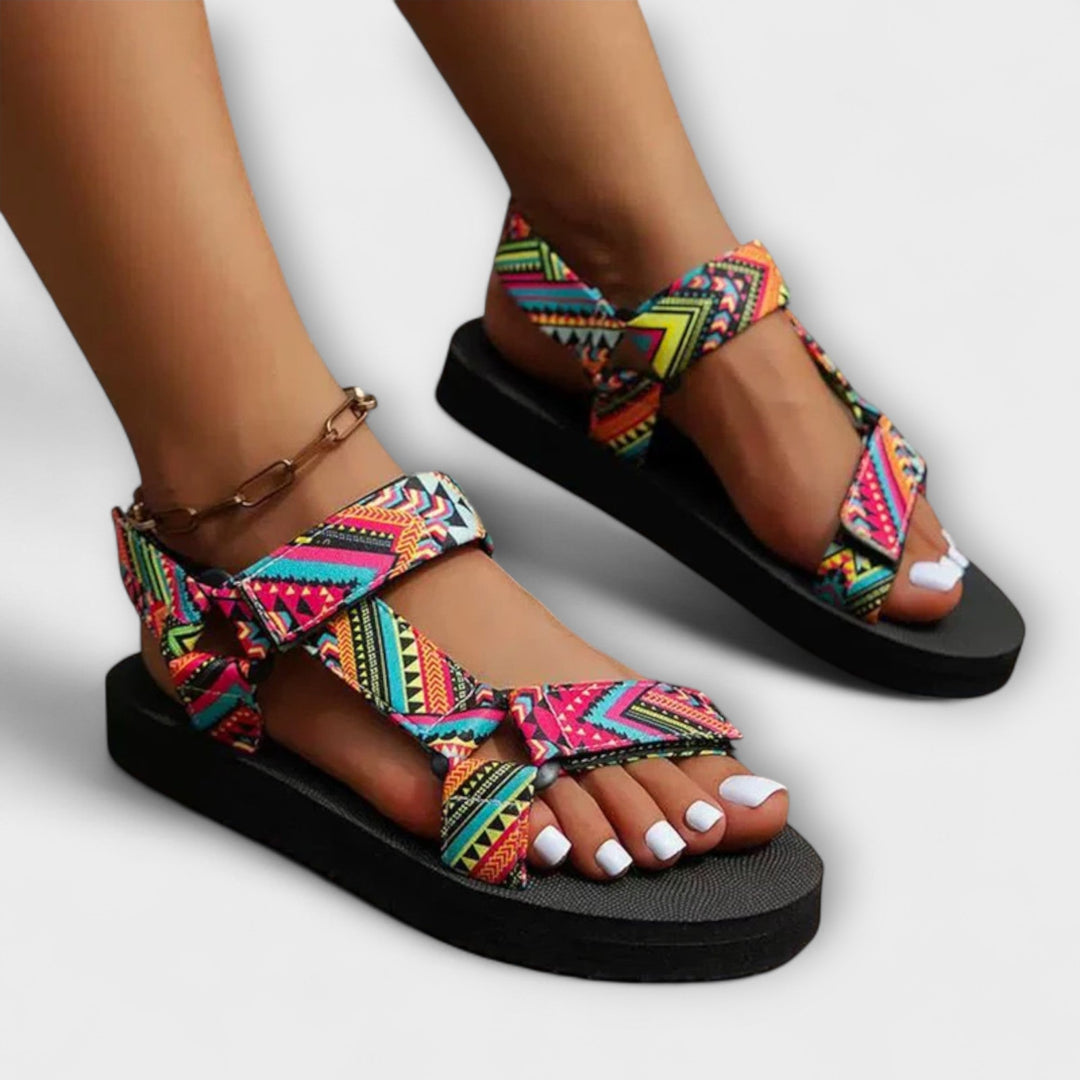 Summery Flat Women's Sandals Made from Hemp Rope
