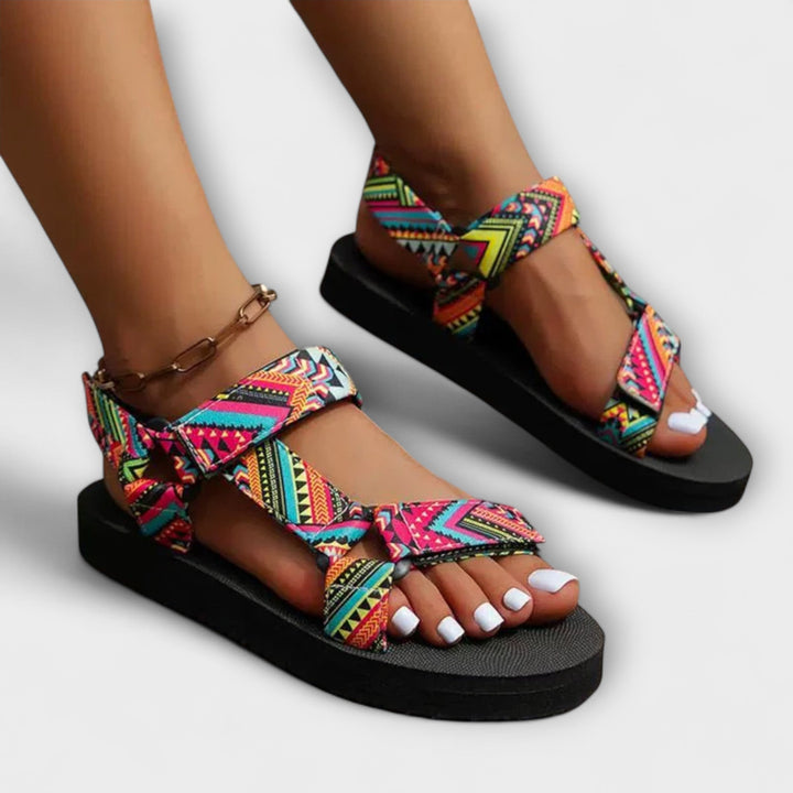 Summery Flat Women's Sandals Made from Hemp Rope