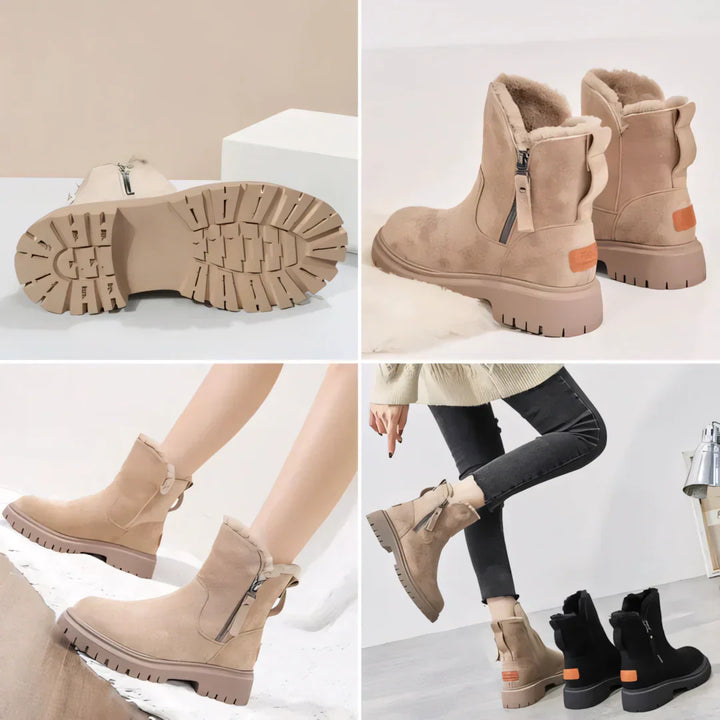 Wintera™ – Insulated Winter Boots with Side Zipper