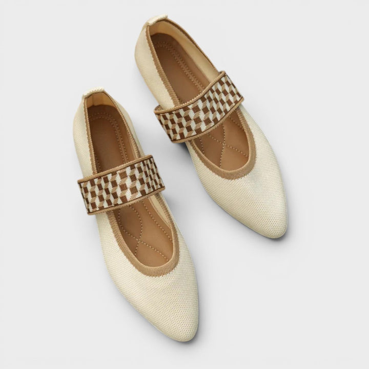 Monroe | Elegant Pointed Knit Flats
