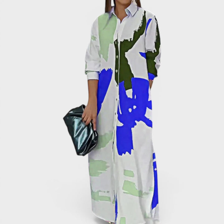 Sarah | Casual Midi Shirt Dress