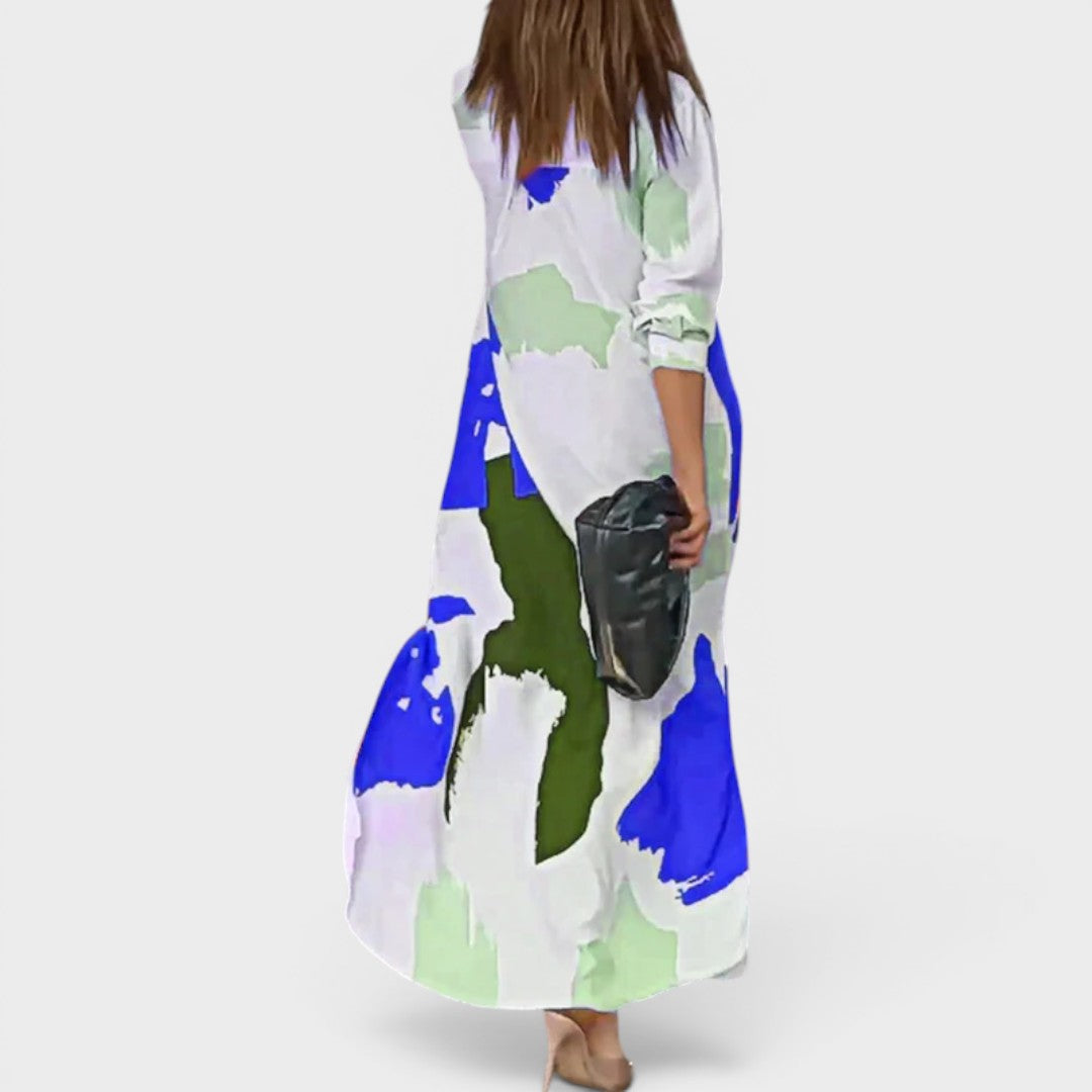 Sarah | Casual Midi Shirt Dress