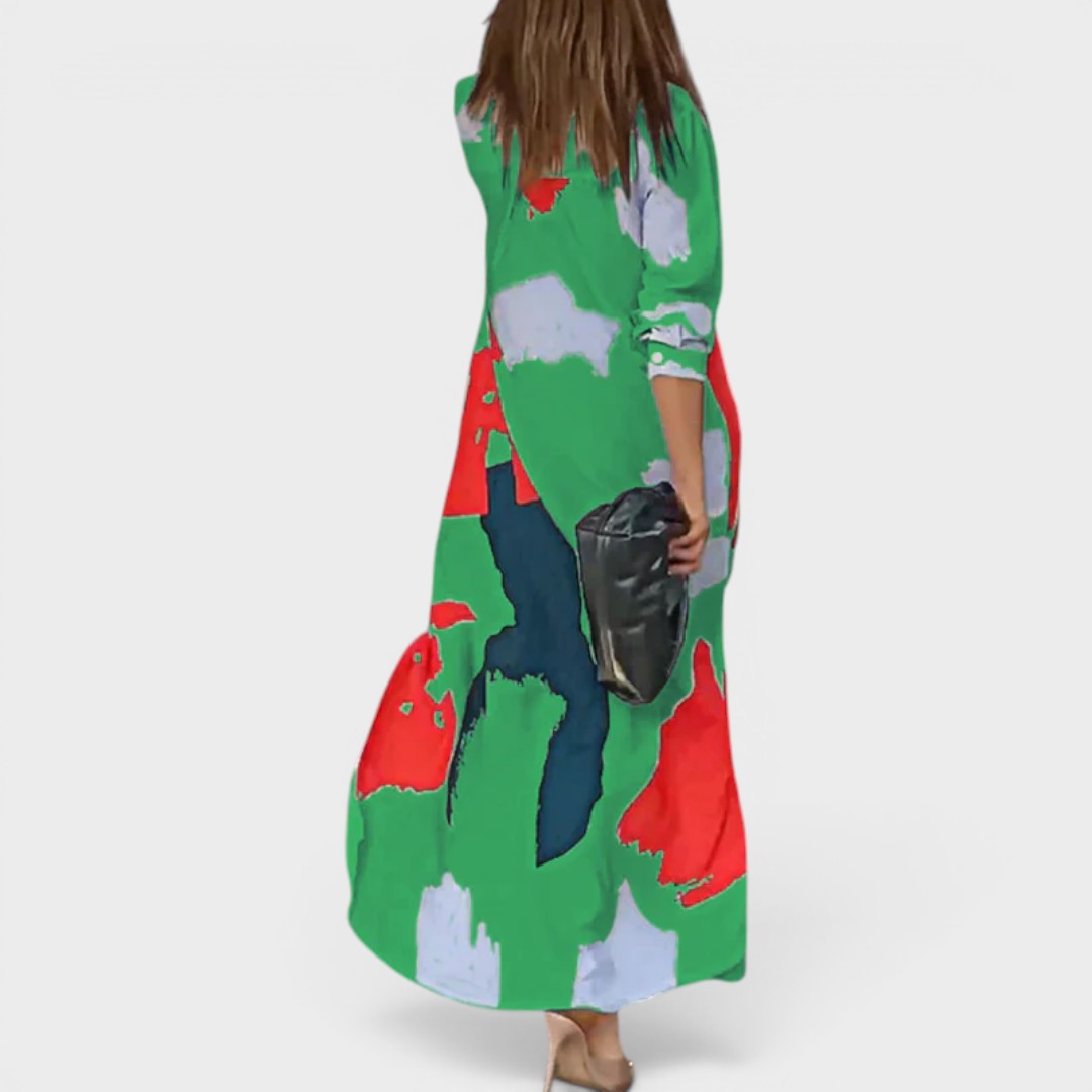 Sarah | Casual Midi Shirt Dress