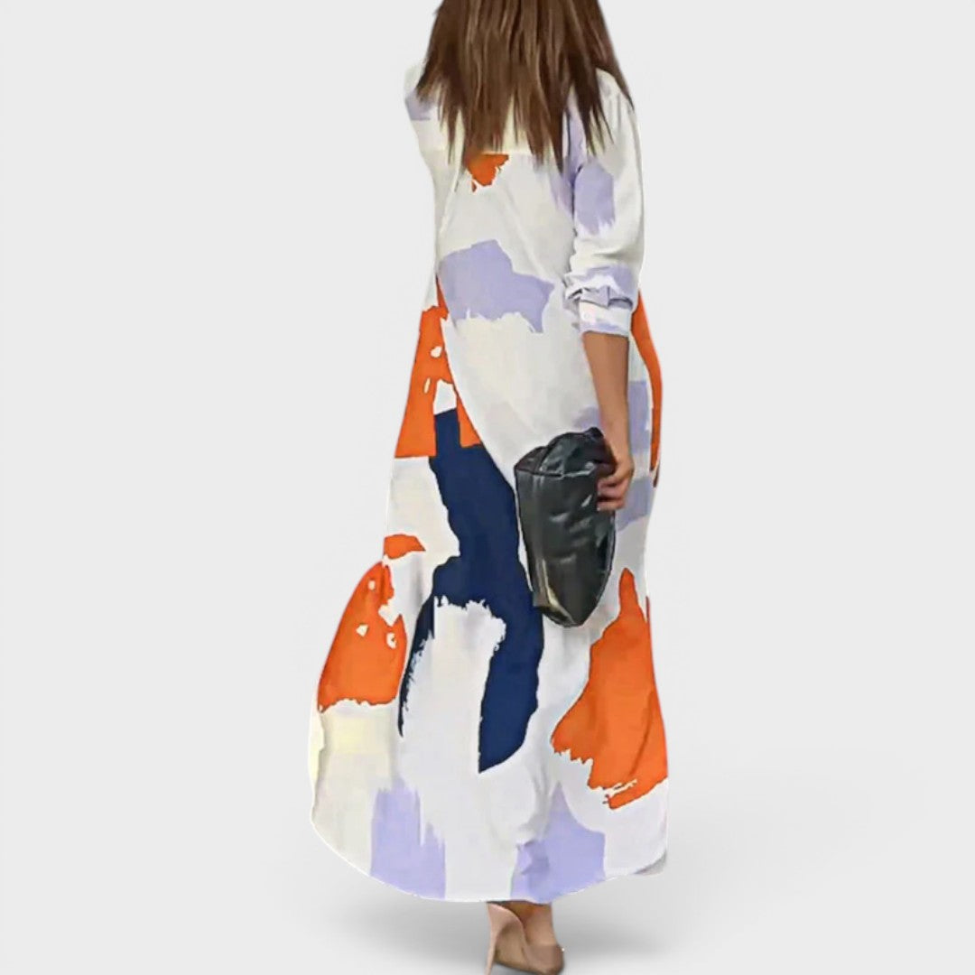 Sarah | Casual Midi Shirt Dress