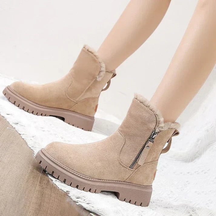 Wintera™ – Insulated Winter Boots with Side Zipper