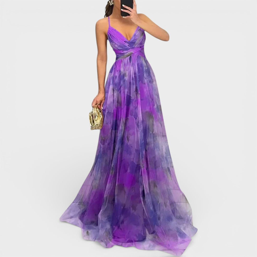 Giselle - Enchanting maxi dress with floral print