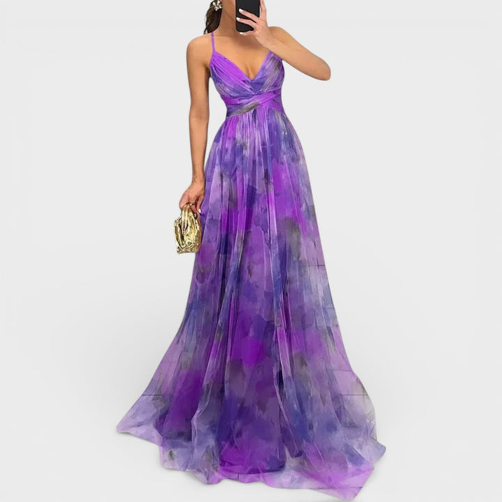 Giselle - Enchanting maxi dress with floral print