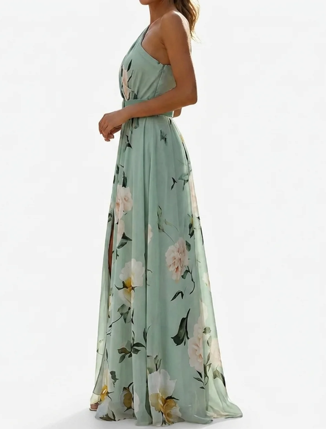 Liana | One Shoulder Maxi Dress