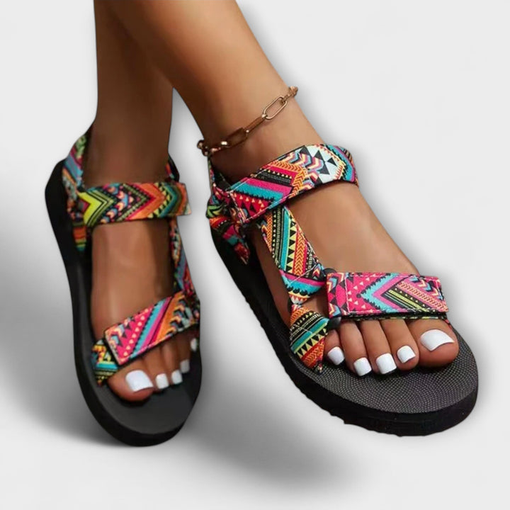 Summery Flat Women's Sandals Made from Hemp Rope