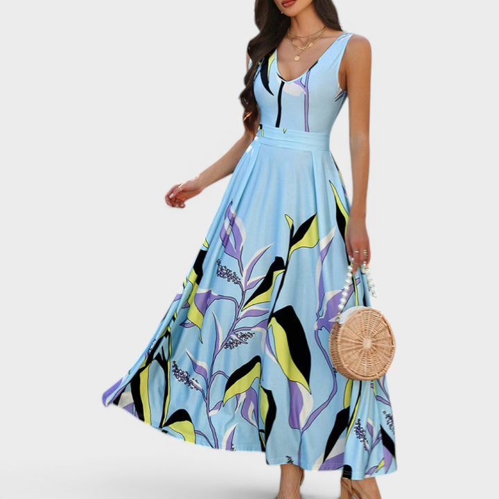 Shirley | Elegant Sleeveless Maxi Dress