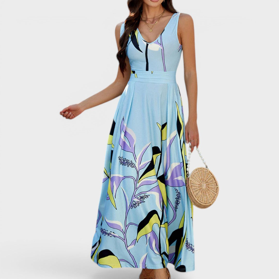 Shirley | Elegant Sleeveless Maxi Dress