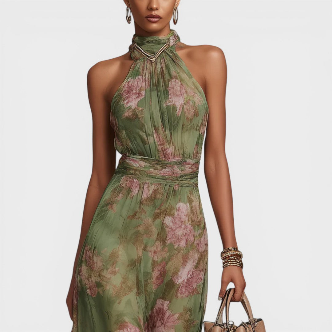 Sophie | Elegant Floral Maxi Dress