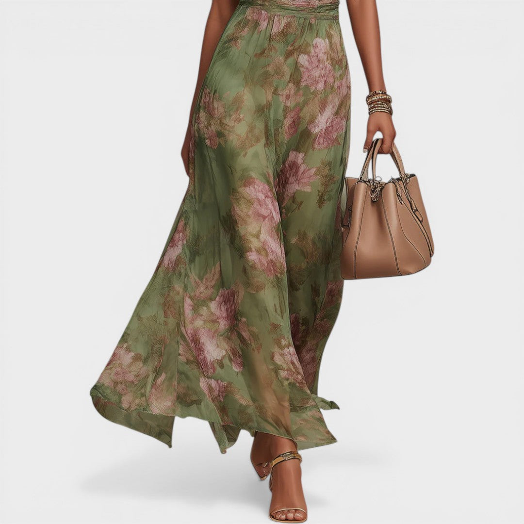 Sophie | Elegant Floral Maxi Dress