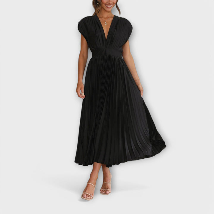 Aurora - Stylish Pleated Dress