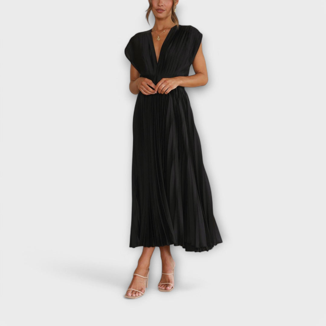 Aurora - Stylish Pleated Dress