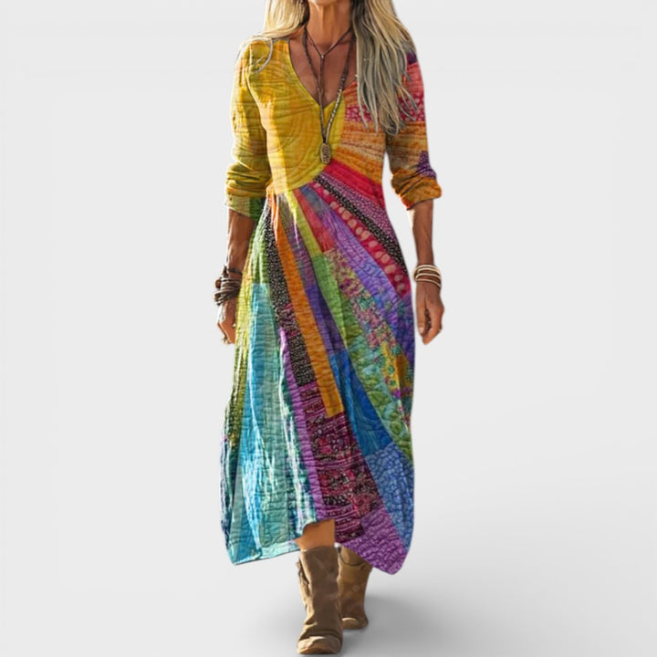 Celine | Bohemian Sun Design Dress