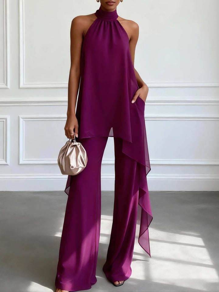 Monaco | Flowing Halter Two Piece Set