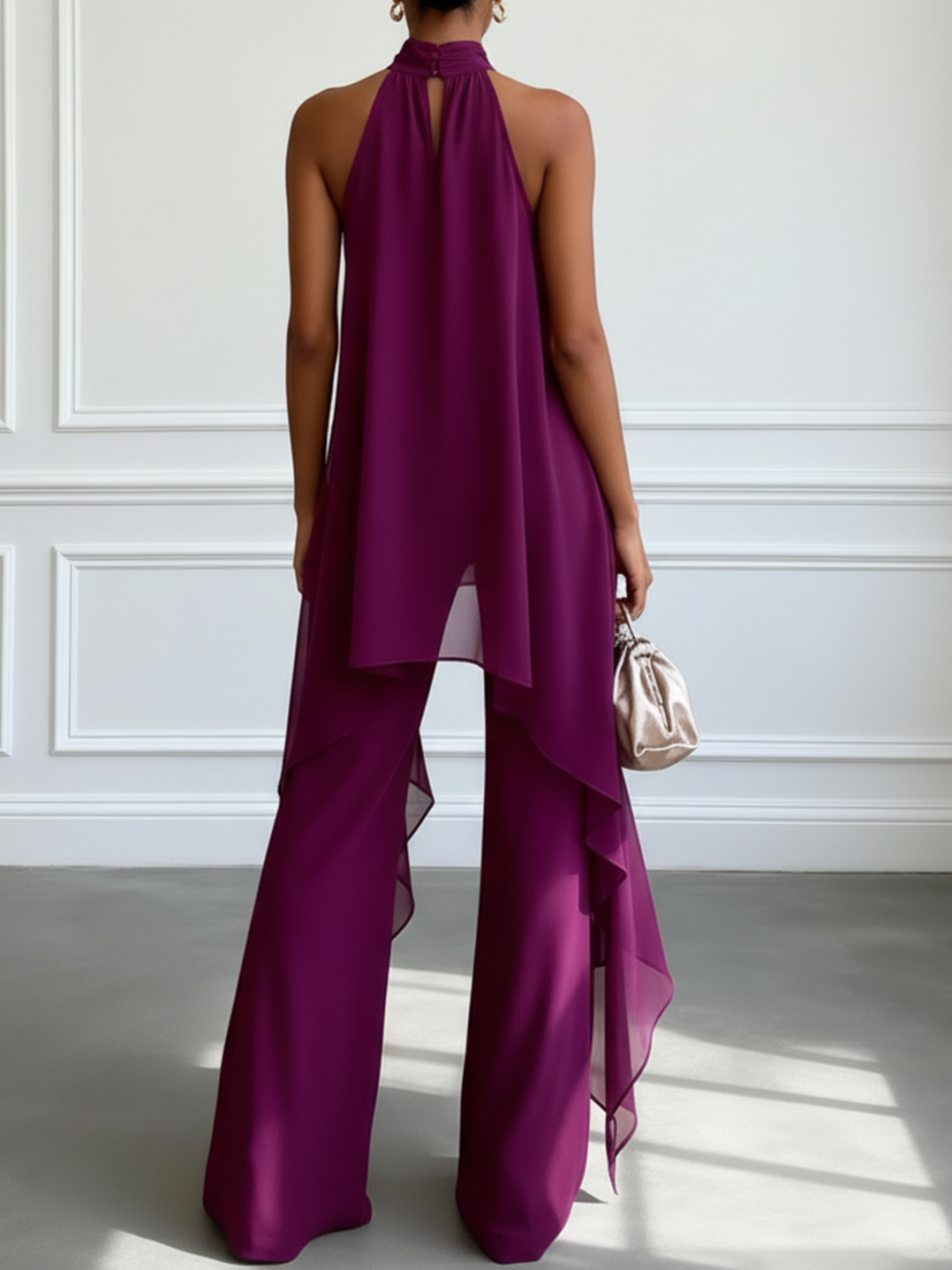 Monaco | Flowing Halter Two Piece Set