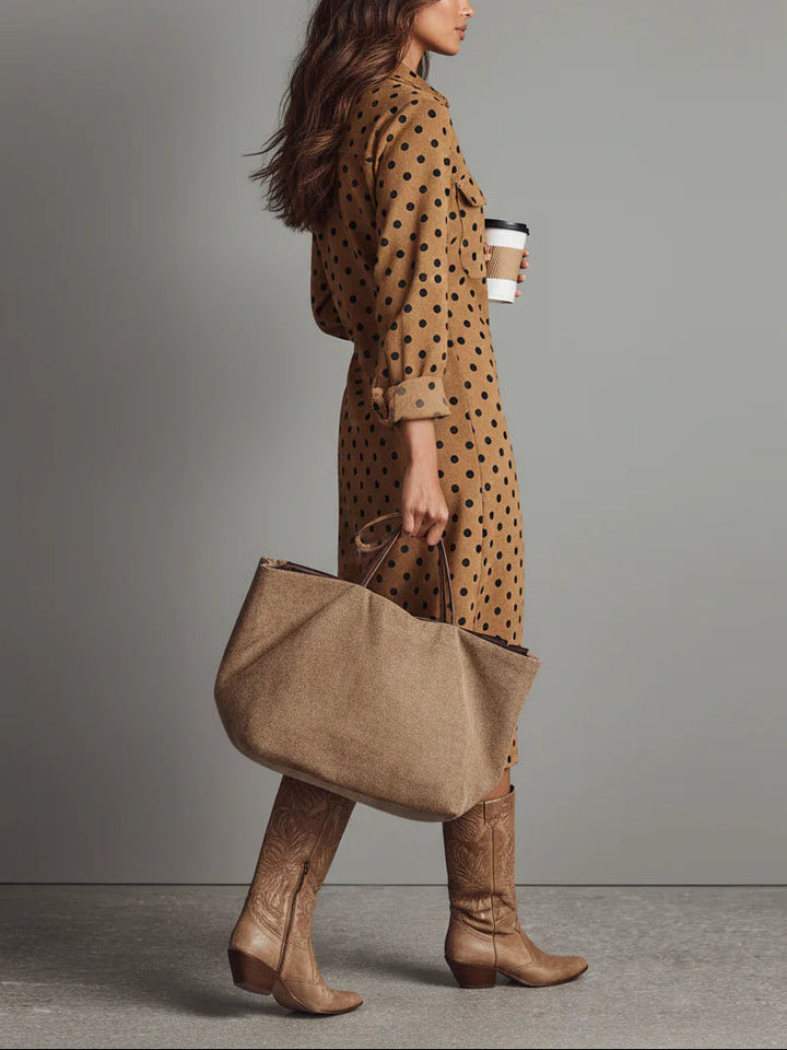 Billie | Polka Dot Midi Dress