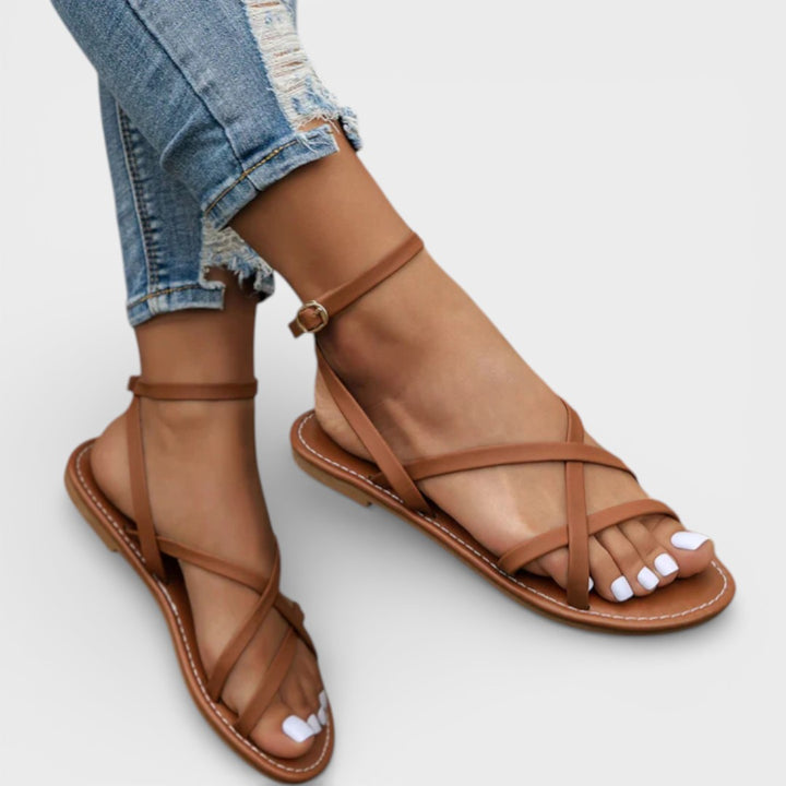 Skylar | Open Toe Flat Sandals