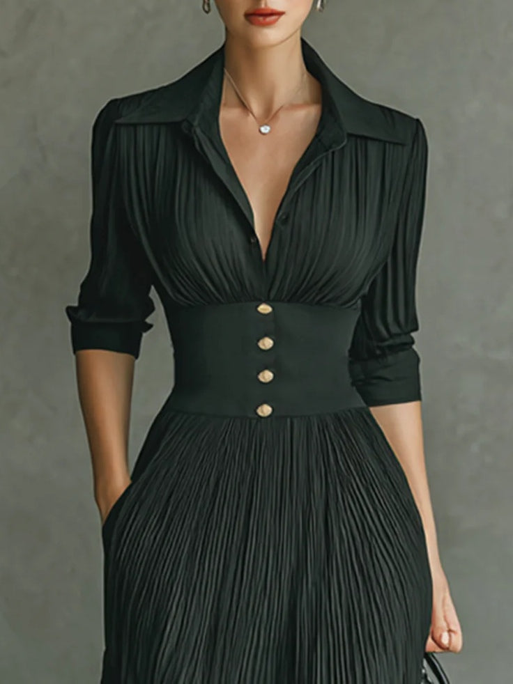 Ainsley | Chic Fitted Waist Dress