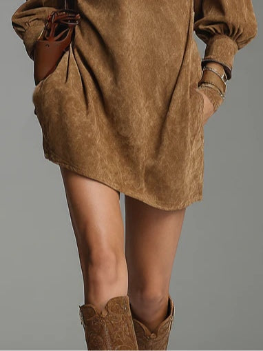 Belinda | Turtleneck Mini Dress