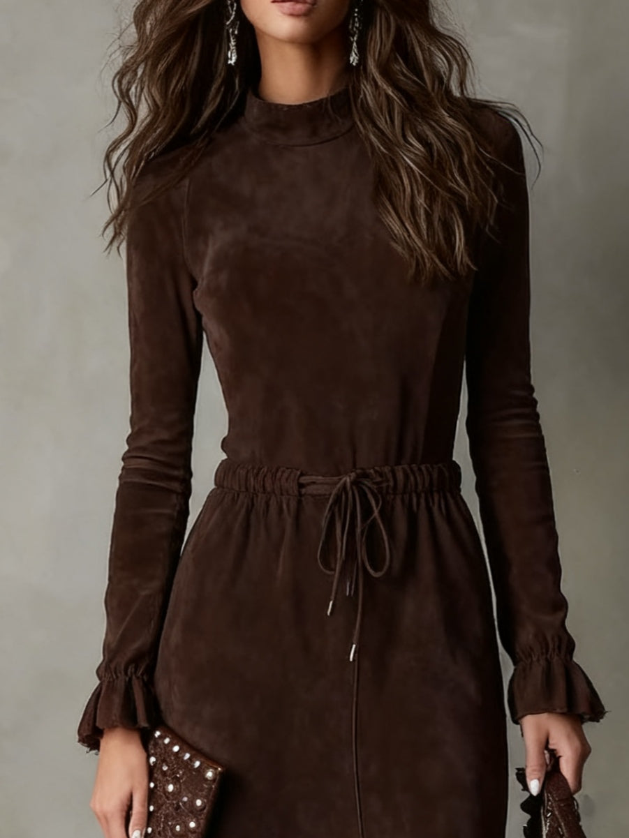 Betsy | Midi Dress with Tie Waist