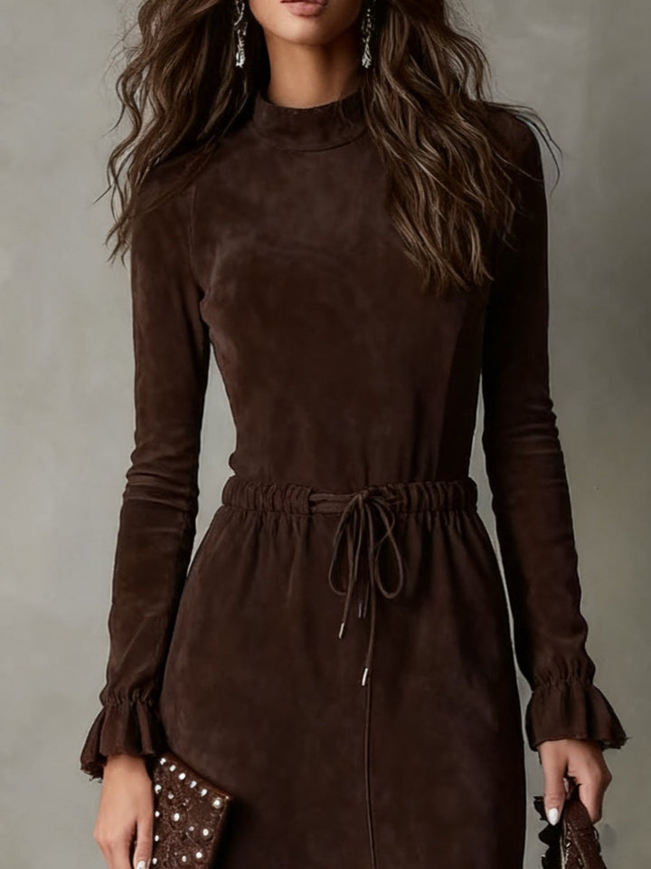 Betsy | Midi Dress with Tie Waist