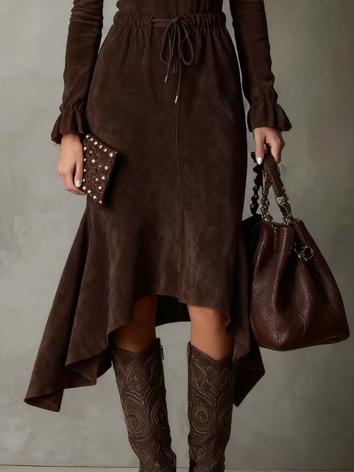 Betsy | Midi Dress with Tie Waist