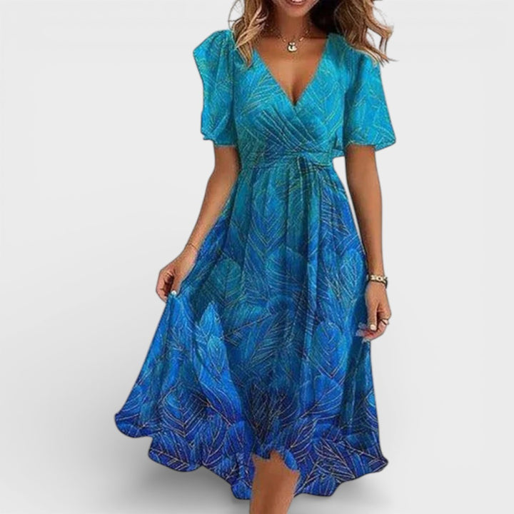 Yara | Elegant Colorful Dress
