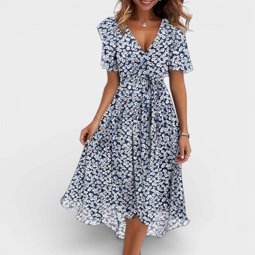 Yara | Elegant Colorful Dress