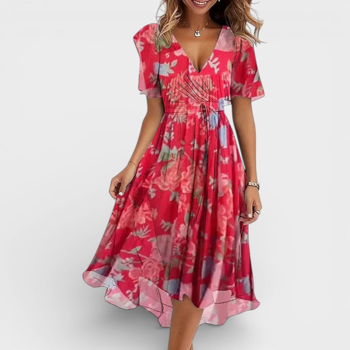 Yara | Elegant Colorful Dress