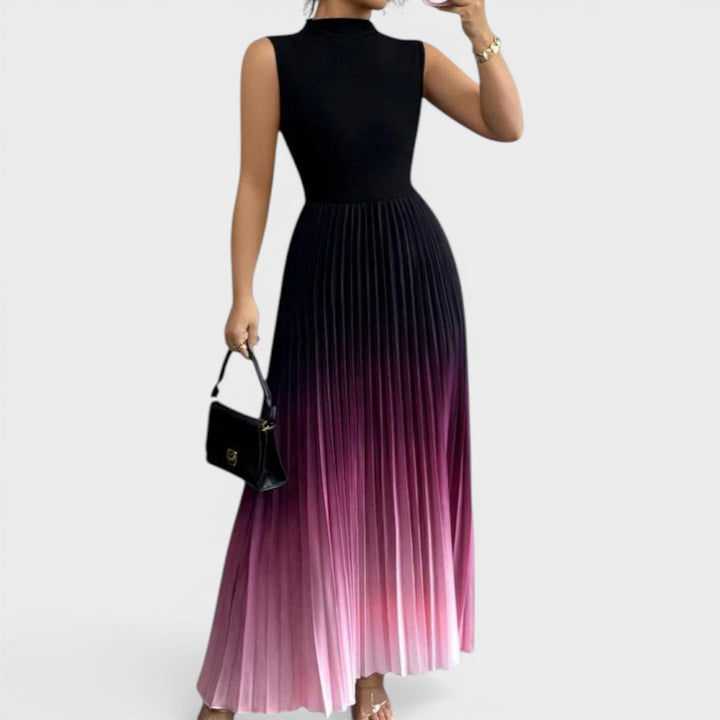 Yza | Elegant Ombre Sleeveless Dress