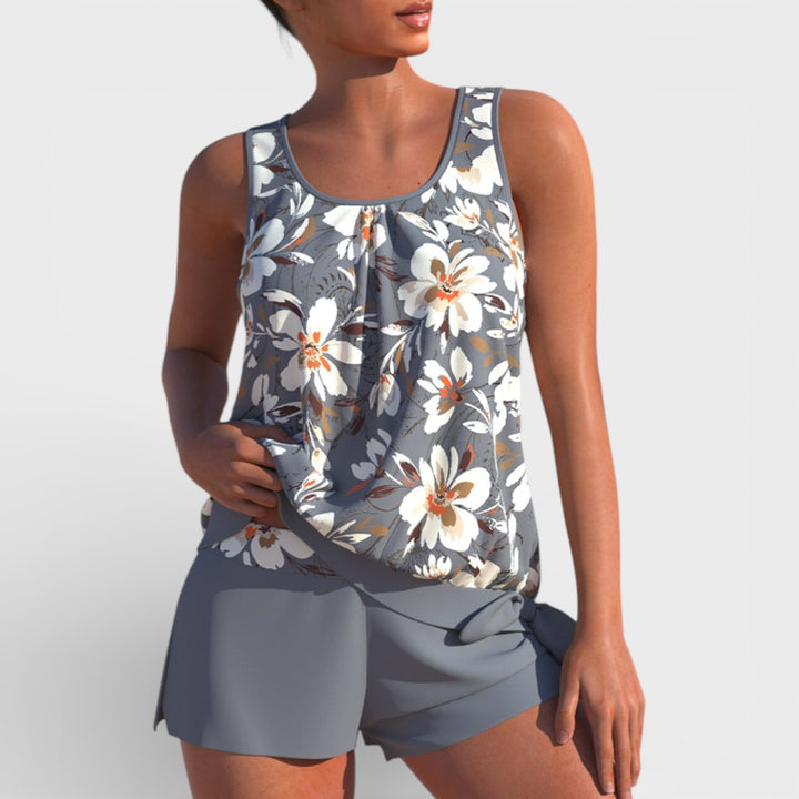 Megan  | Women Summer Tankini Two Piece Swimsuit