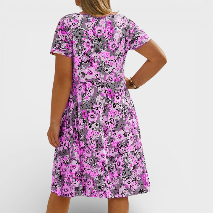 Jade | Floral V-neck Dress