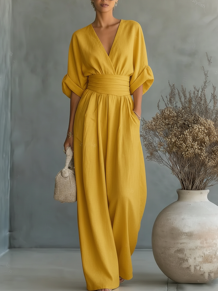 Noirelle | Elegant Flowing Jumpsuit