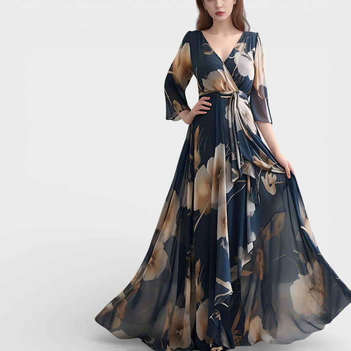 Genesis | Elegant Floral Maxi Dress