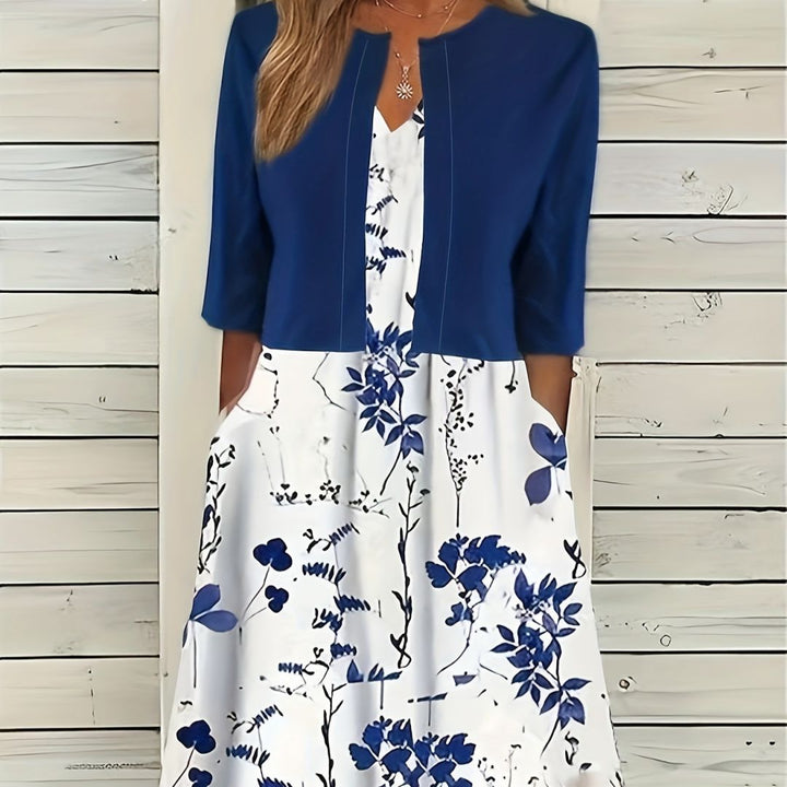 Bianca | Floral Dress Two-Piece Set