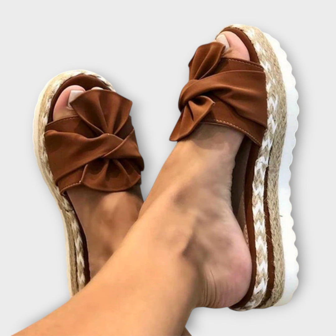 Solegenius - Stylish Sandals with Bow