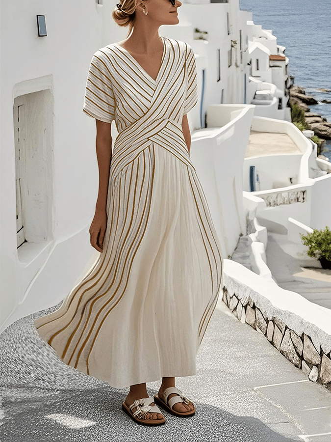 Loree | Elegant Print Dress