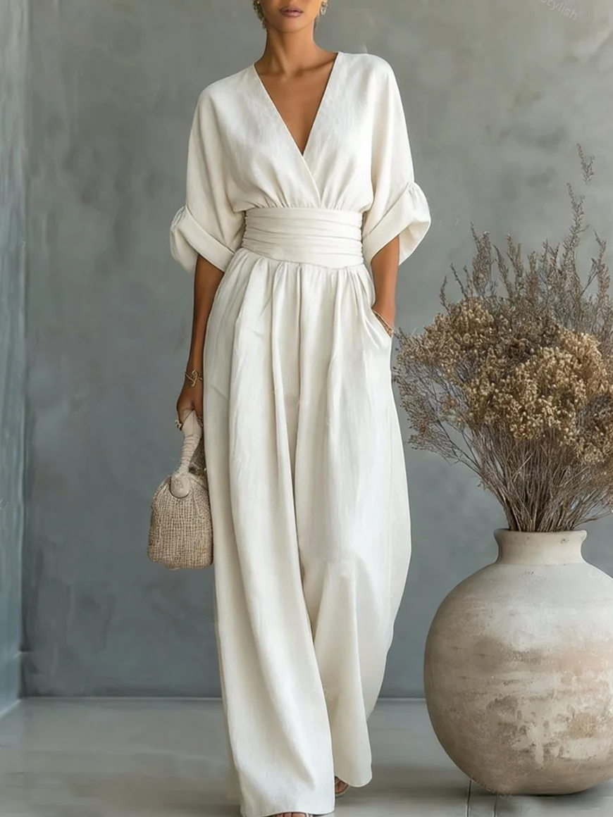 Noirelle | Elegant Flowing Jumpsuit